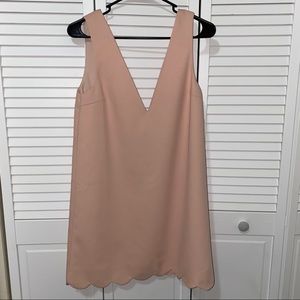Blush/Pink shift dress